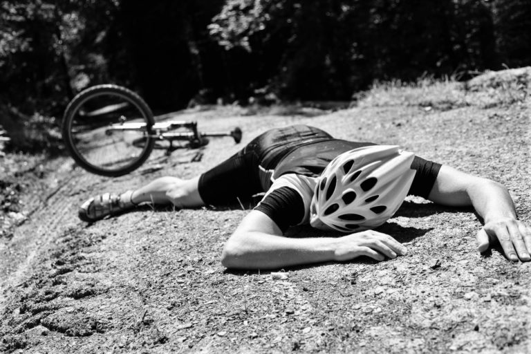 Nehoda, bicykel, cyklista,