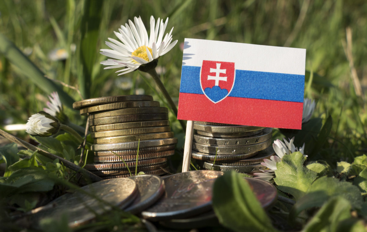 Vlajka, Slovensko, peniaze