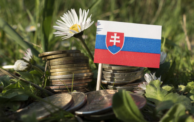 Vlajka, Slovensko, peniaze
