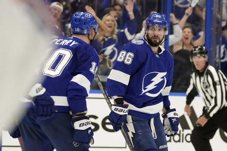 Corey Perry, Nikita Kučerov, Tampa Bay Lightning