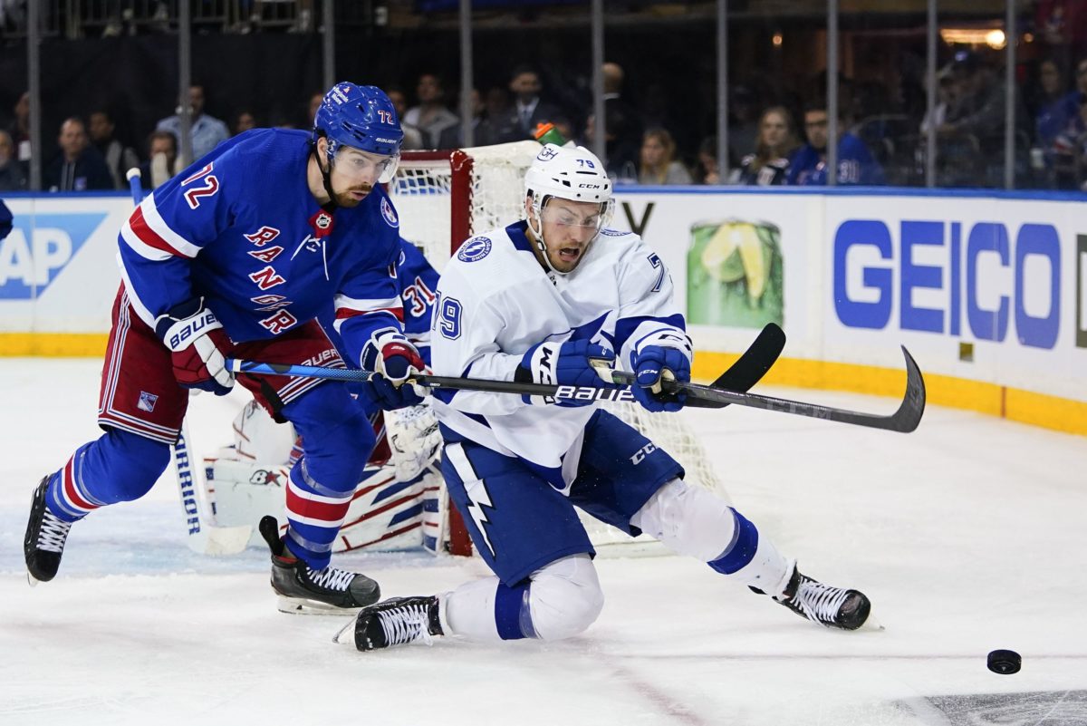 Ross Colton, Filip Chytil, play off NHL, Tampa Bay, New York Rangers