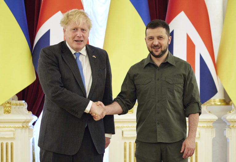 Boris Johnson, Volodymyr Zelenskyj
