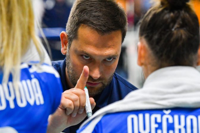 Tréner Michal Mašek, volejbal