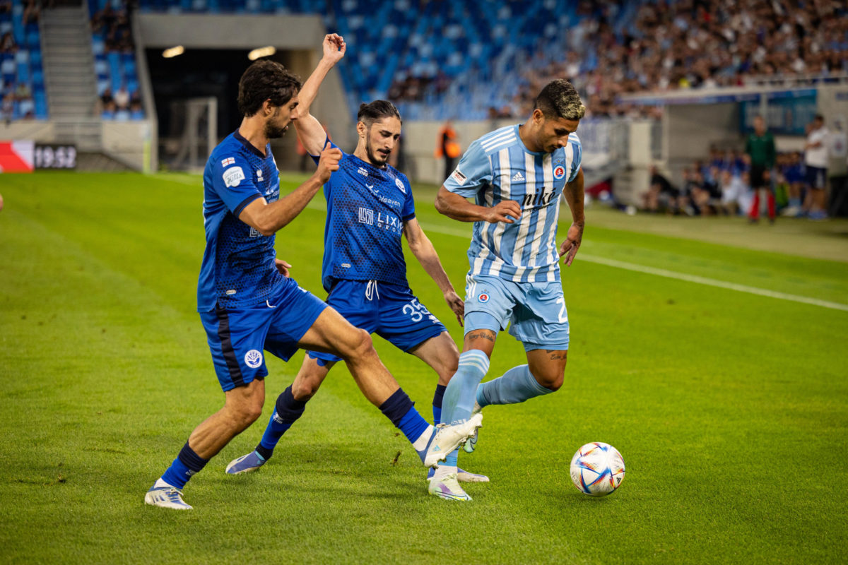 Futbal (Liga majstrov): Slovan Bratislava - Dinamo Batumi