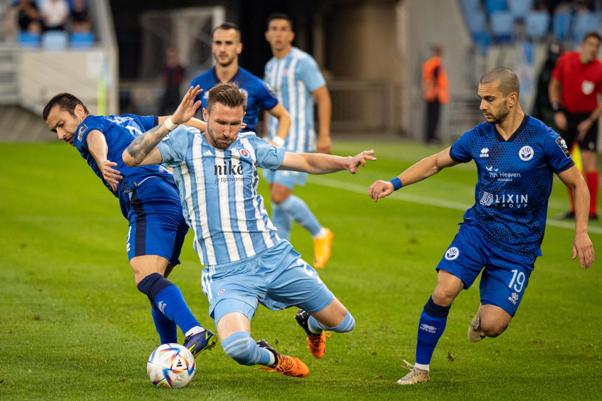 Futbal (Liga majstrov): Slovan Bratislava - Dinamo Batumi