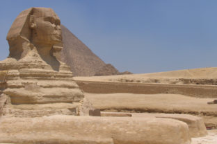 Gíza, Egypt, pyramída, hrobky, sfinga