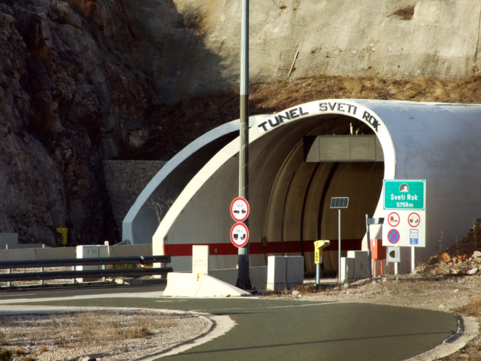 Tunel Sveti Rok, Chorvátsko