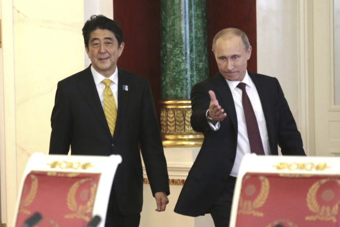 Šinzo Abe, Vladimir Putin