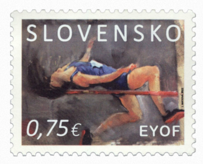 Poštová známka, EYOF