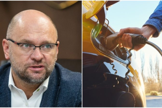 Richard Sulík, nabíjačka, elektromobily