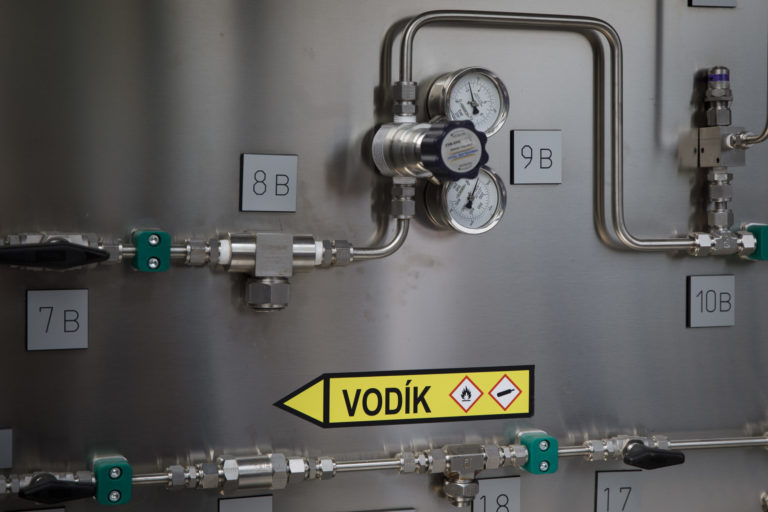 SPP, testovanie vodíka