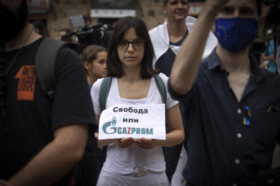 Bulharsko, protest, Gazprom