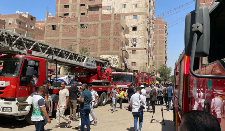 Egypt, požiar v kostole