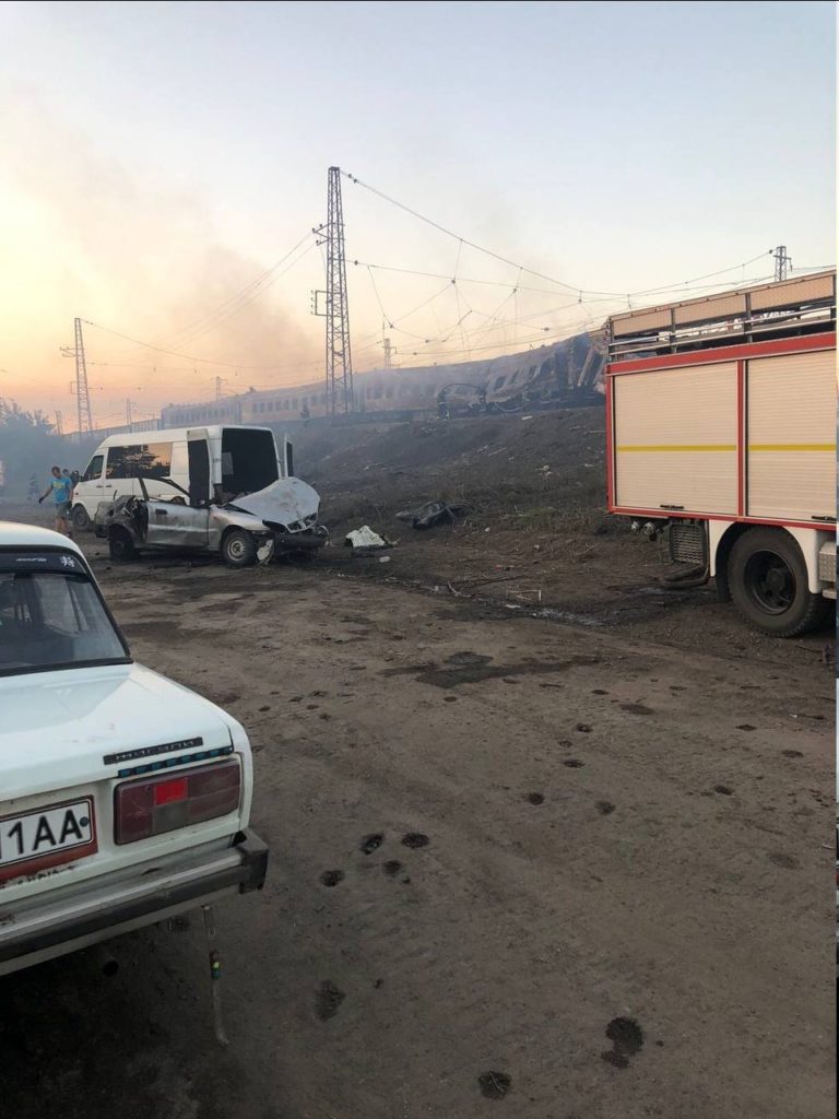 Útok na železničnú stanicu v Čaplyne