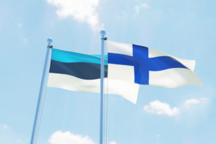 Fínsko, Estónsko, vlajky