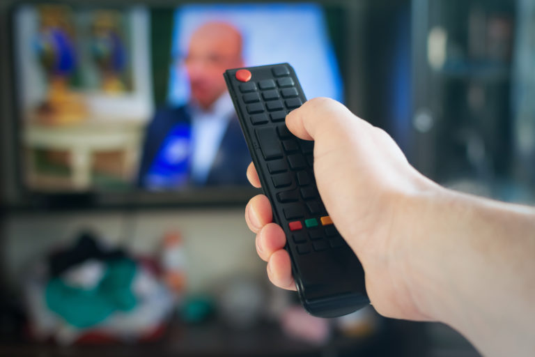 Ovládač, televízia