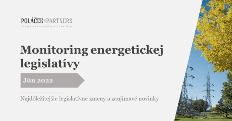 Monitoring energetickej legislativy, jún