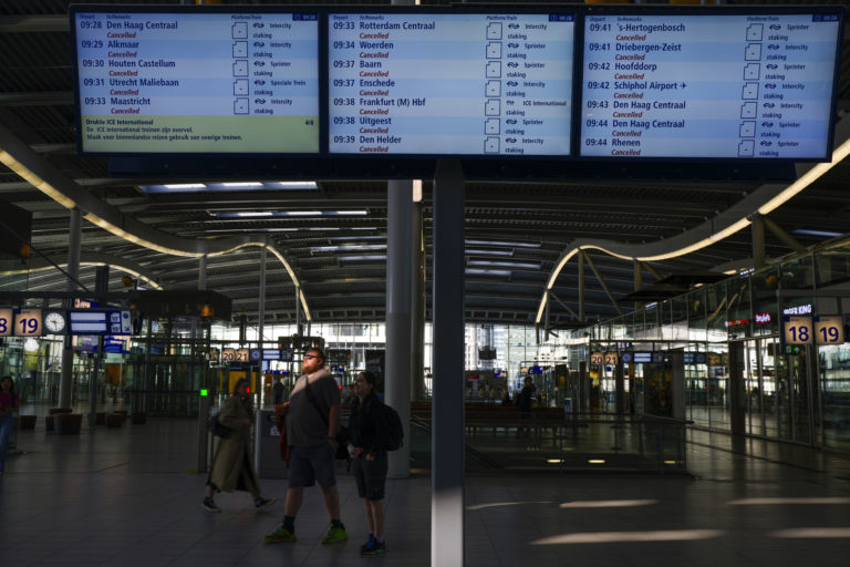 Štrajk železničiarov v Holandsku