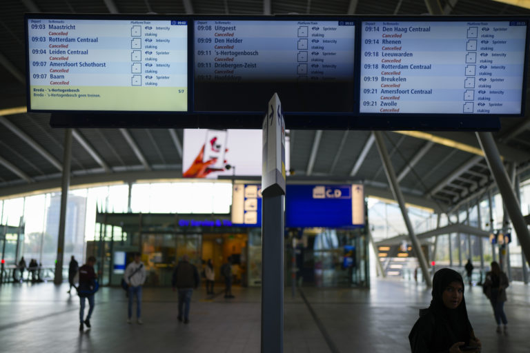 Štrajk železničiarov v Holandsku