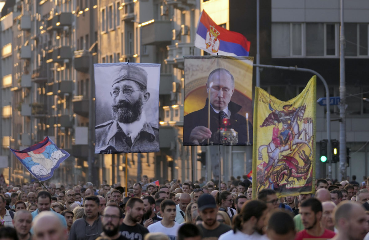 Srbsko, protest