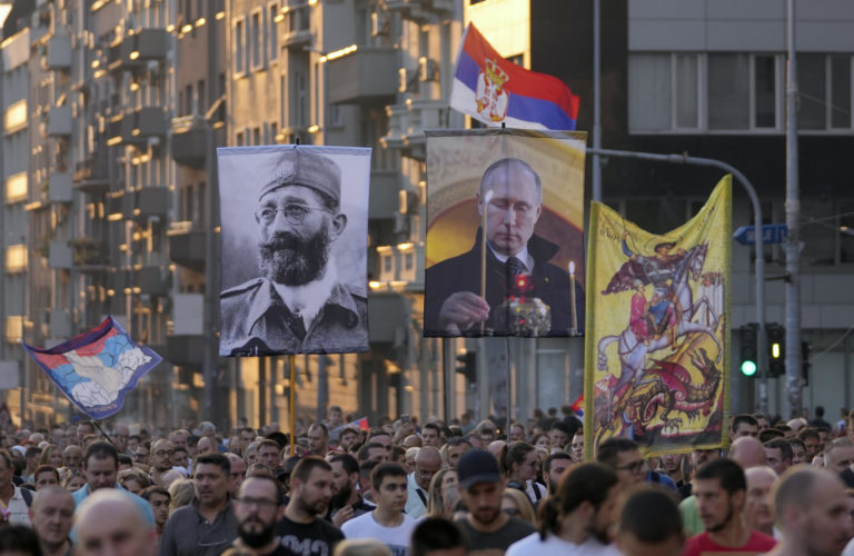 Srbsko, protest