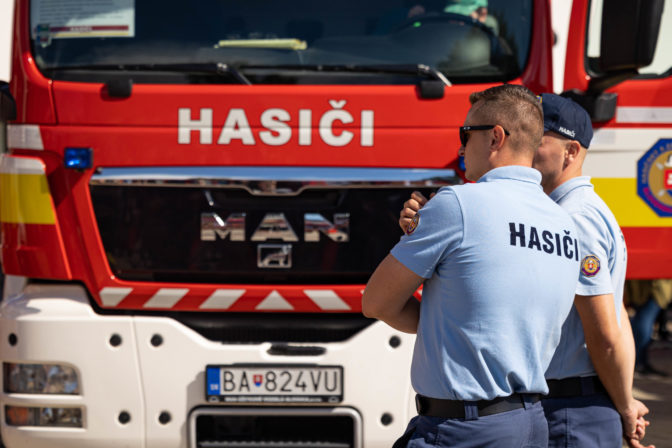 Výstava hasičskej techniky počas Dňa hasičov, organizovaného Hasičským a záchranným zborom SR v areáli výstavno-kongresového centra Incheba Expo Bratislava. Bratislava, 10. september 2022.