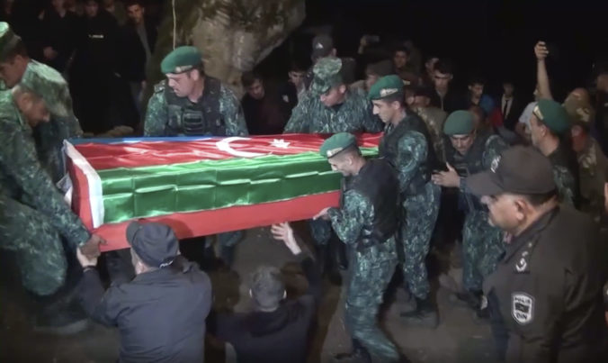 Azerbajdžan, Arménsko, vojaci, pohreb