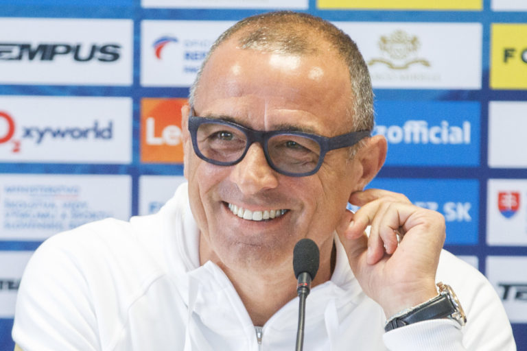Tréner slovenskej futbalovej reprezentácie Francesco Calzona