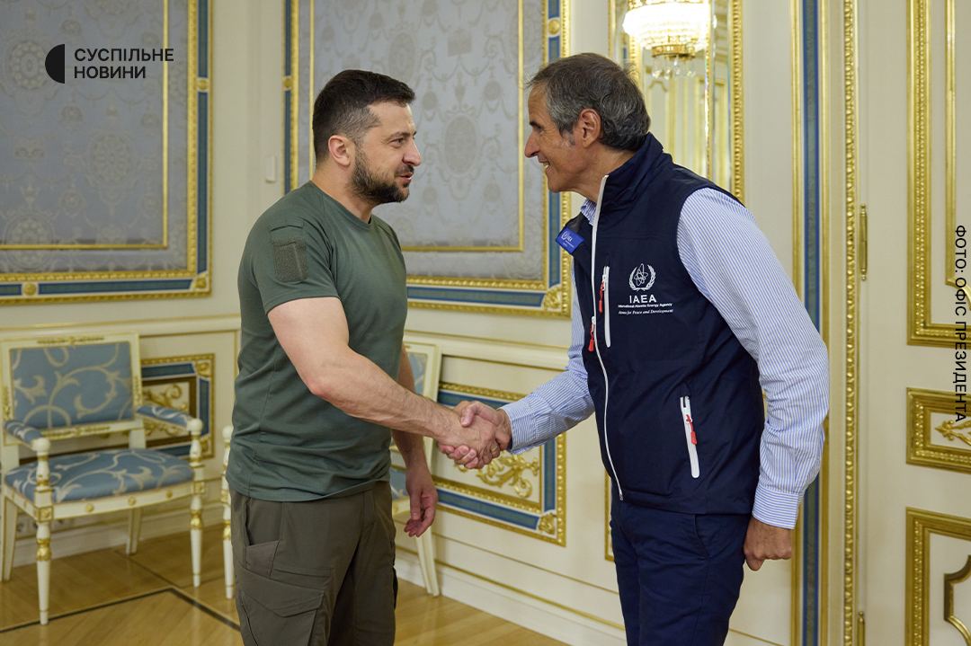 Zelenskyj a Grossi