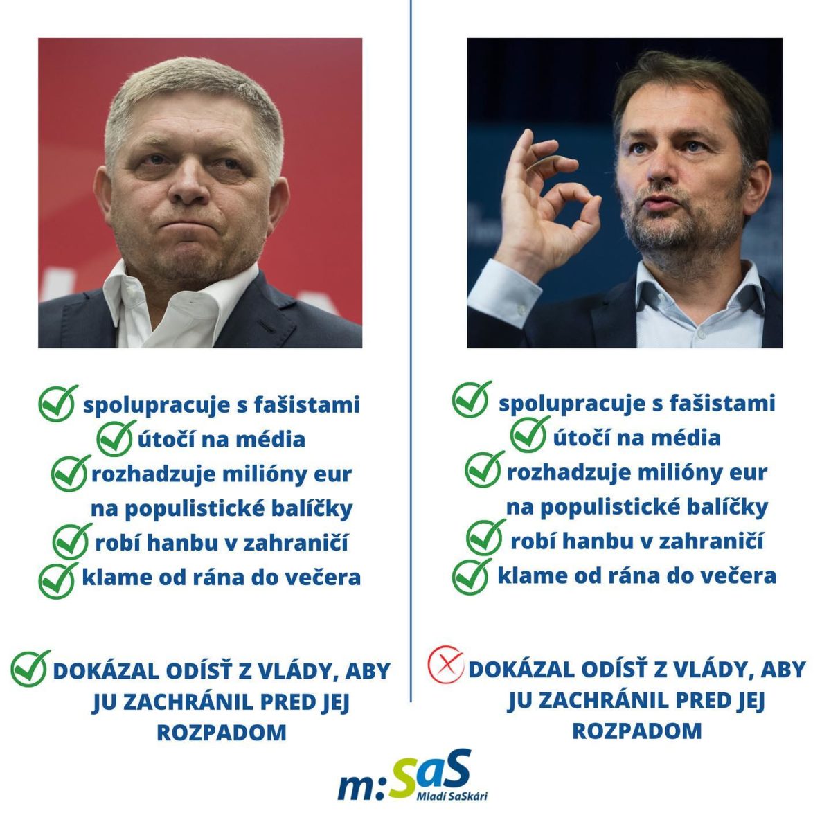 Fico, Matovič, SaS