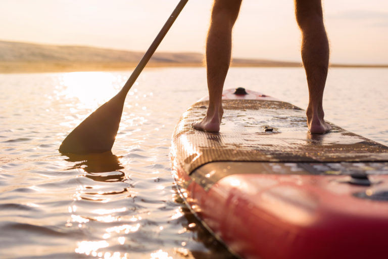Paddleboard, muž