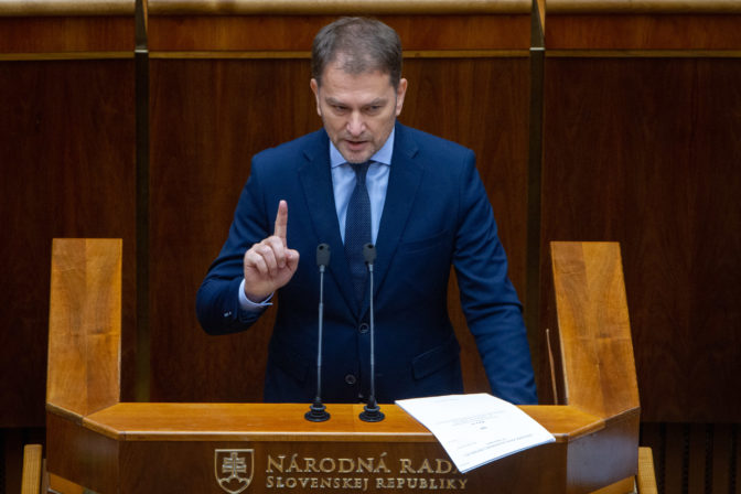 Igor Matovič, rokovanie, parlament