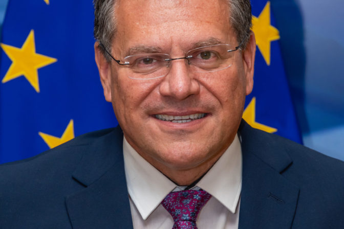 Portaits of Maroš Šefčovič, Vice President of the EC in charge of Energy Union