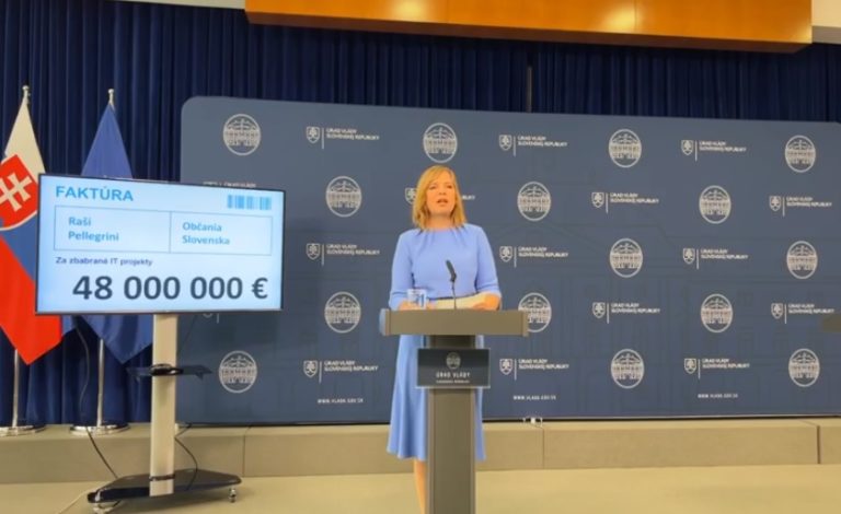 Veronika Remišová, tlačovka IT projekty