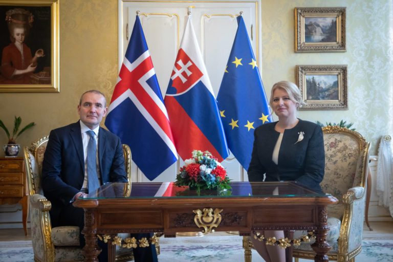 PREZIDENTKA: Prijala prezidenta Islandu