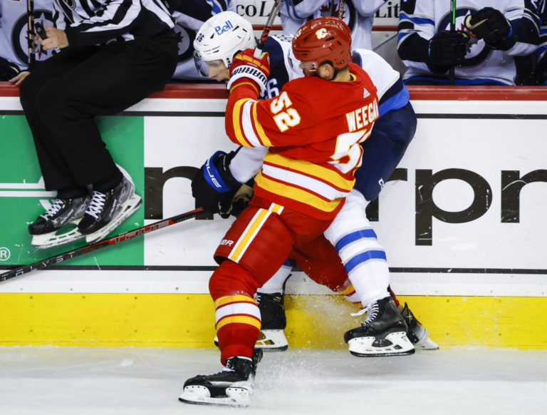 Jets Flames Hockey Weegar