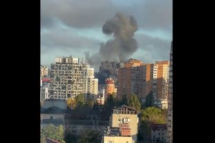 Kyjev, výbuchy, raketový útok