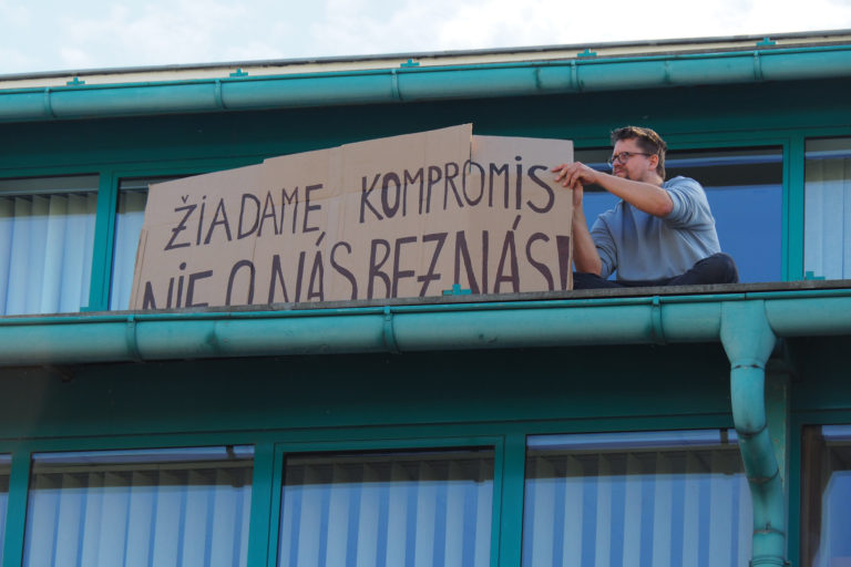 PROTEST: Za kvalitný život nepočujúcich občanov