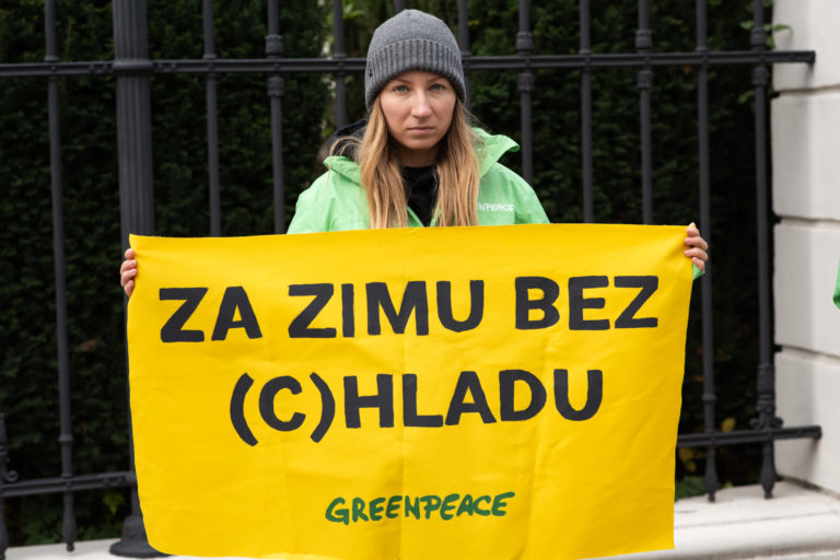 GREENPEACE: Spustili výzvu Za zimu bez (c)hladu