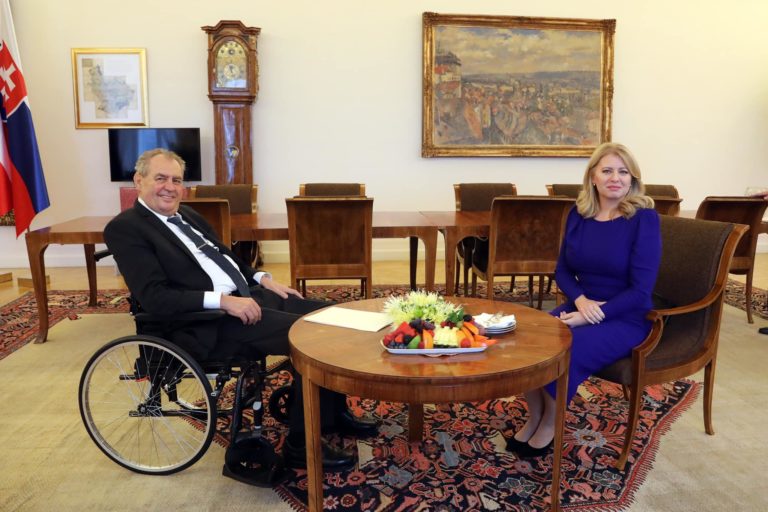 Zuzana Čaputová, Miloš Zeman
