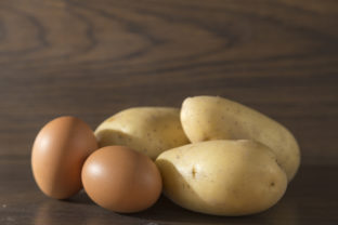 Vajcia, zemiaky
