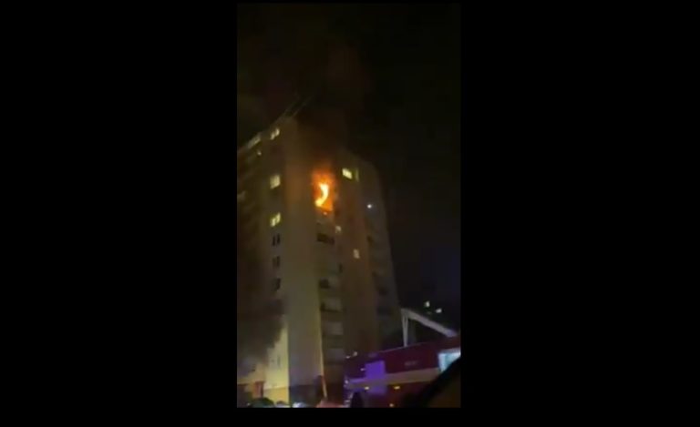 Požiar bytu v Prešove