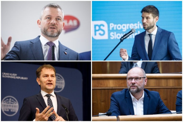 Pellegrini, Šimečka, Sulík, Matovič