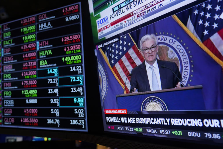 Akciový trh, Jerome Powell, burzy