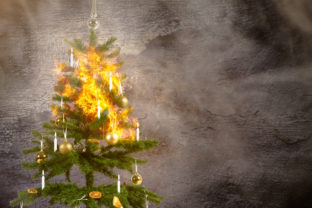 Vianočný stromček, požiar, škodová udalosť