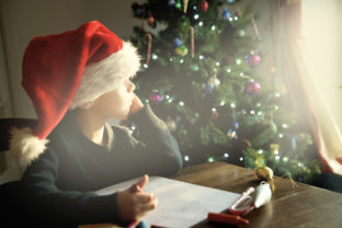 Dieťa, list Ježiškovi, Vianoce