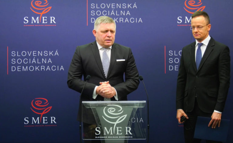 Robert Fico, Péter Szijjártó