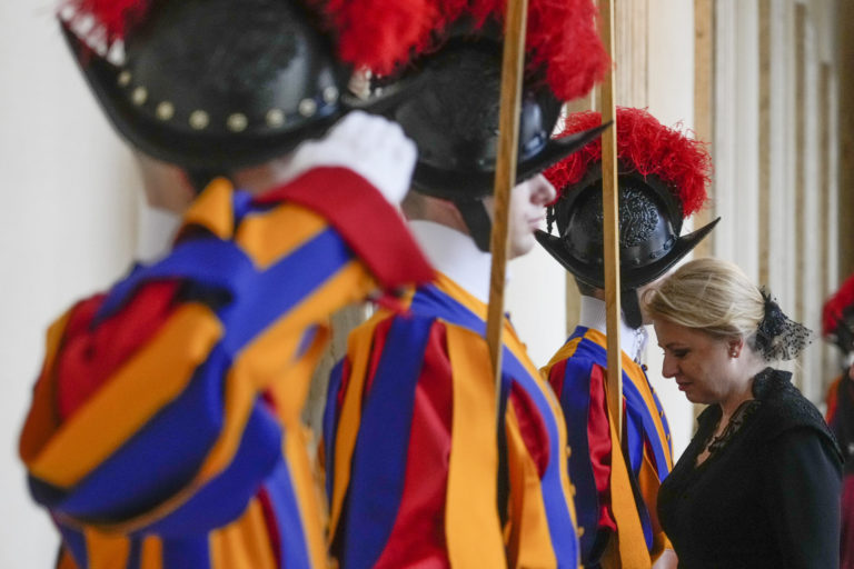 Zuzana Čaputová, návšteva pápeža