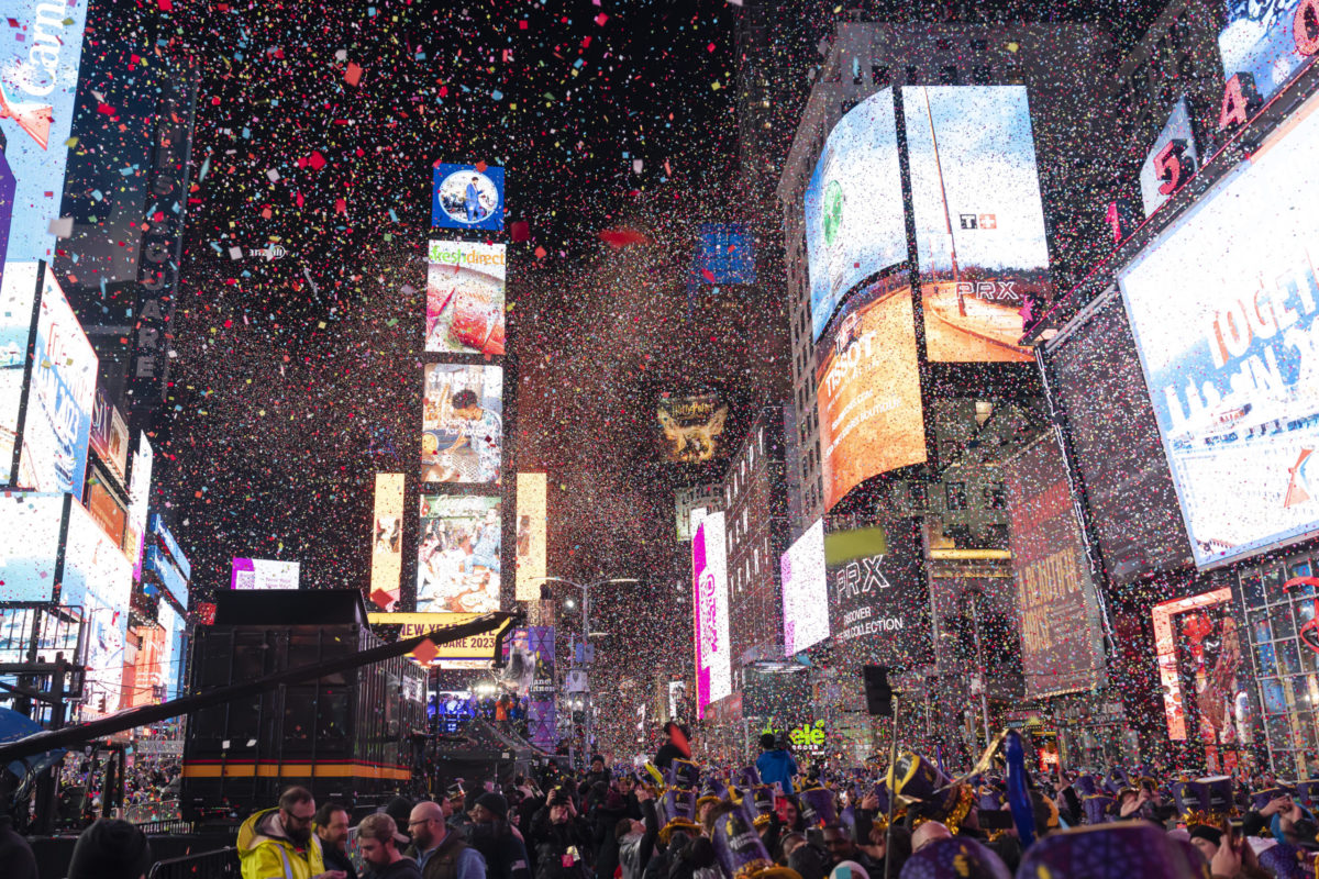 2023 Nový rok, New York