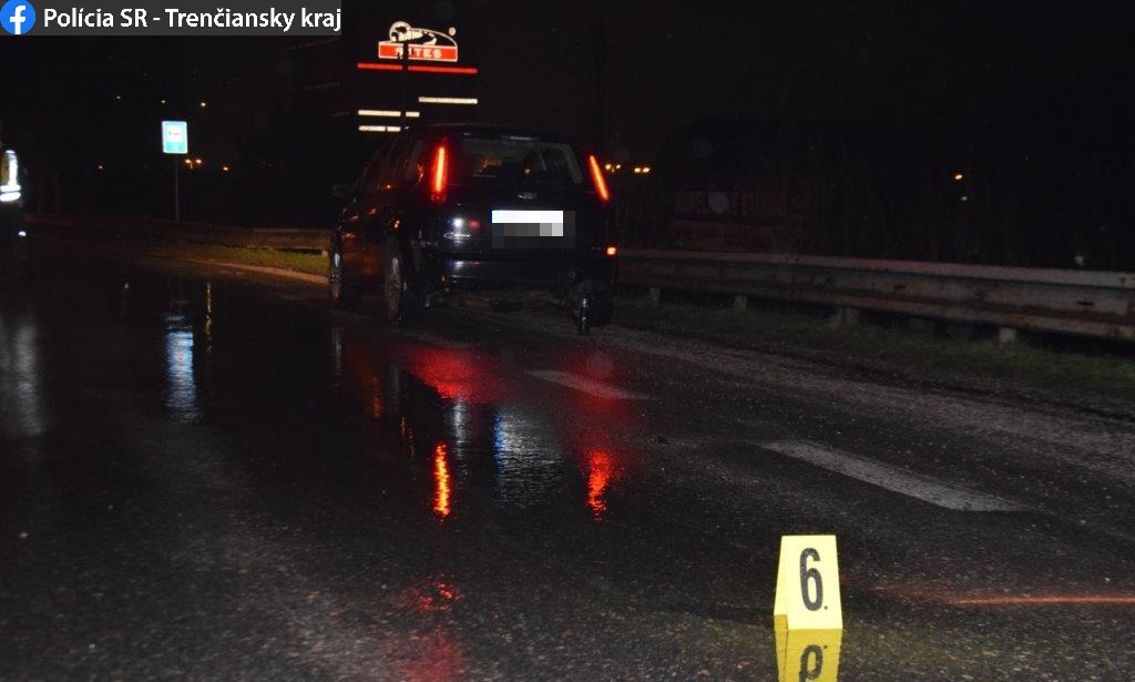Tragická dopravná nehoda, zrážka chodkyne